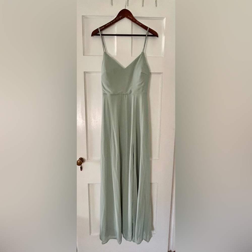 Birdy Grey Chiffon Light Sage Green Bridesmaid Formal Dress